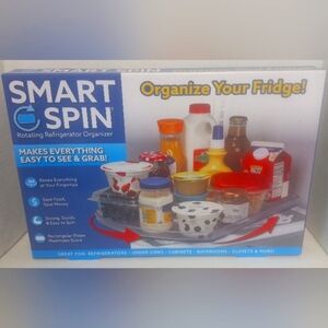 Smart Spin Rotating Refrigerator Organizer